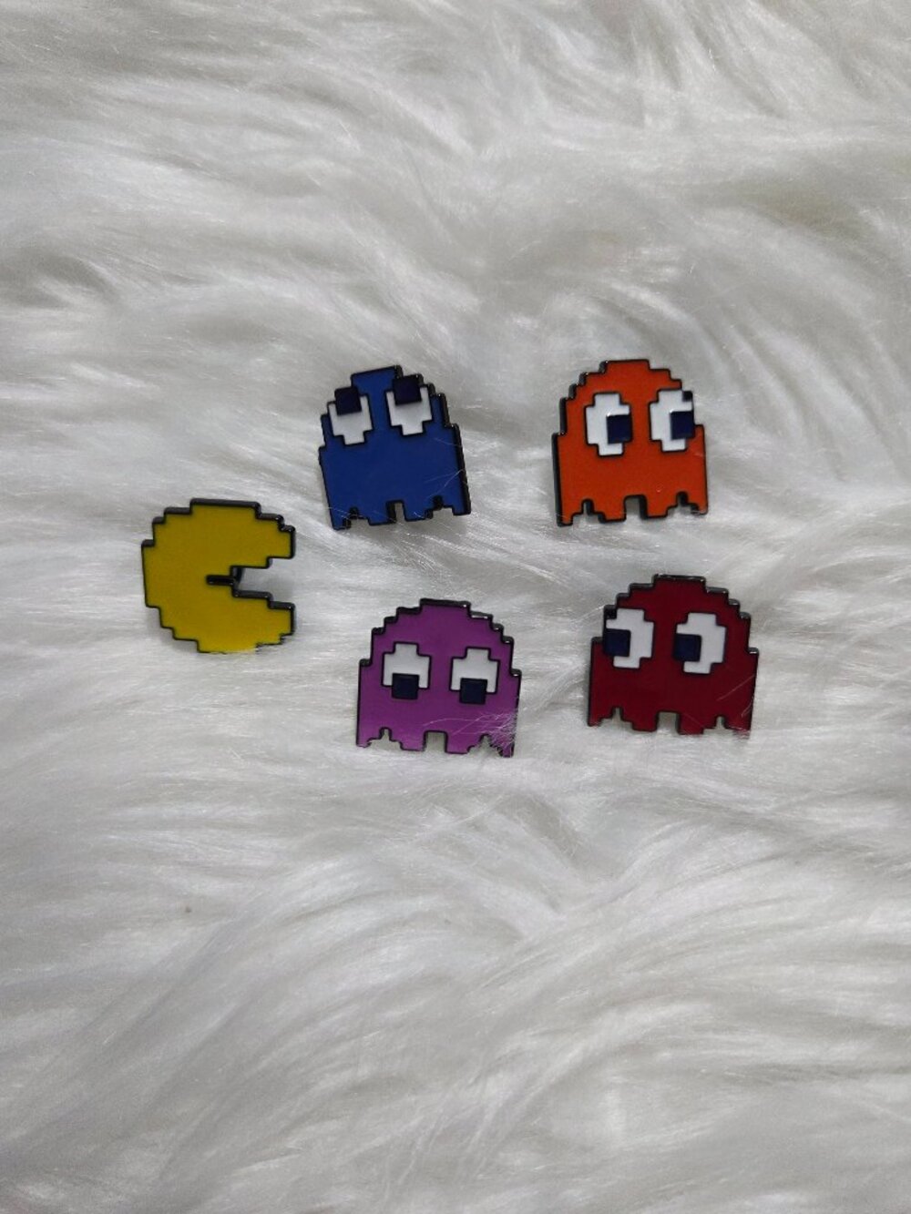 PacMan Pin Set